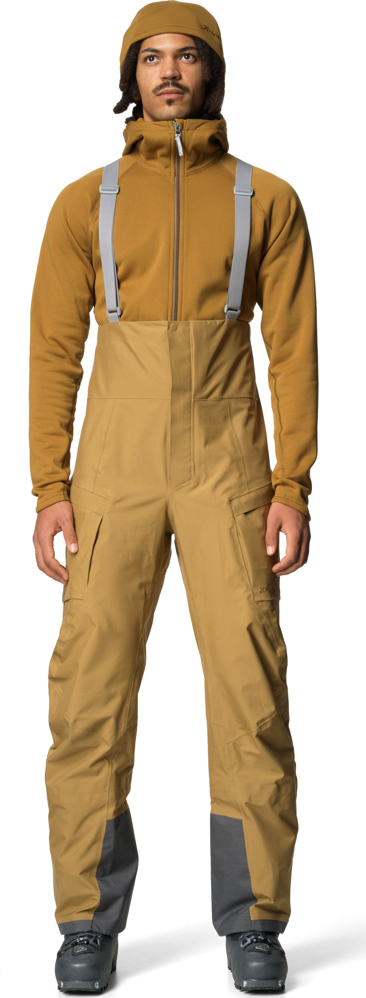 Houdini Men's Rollercoaster Bib Pants Greenish Gold | Buy Houdini