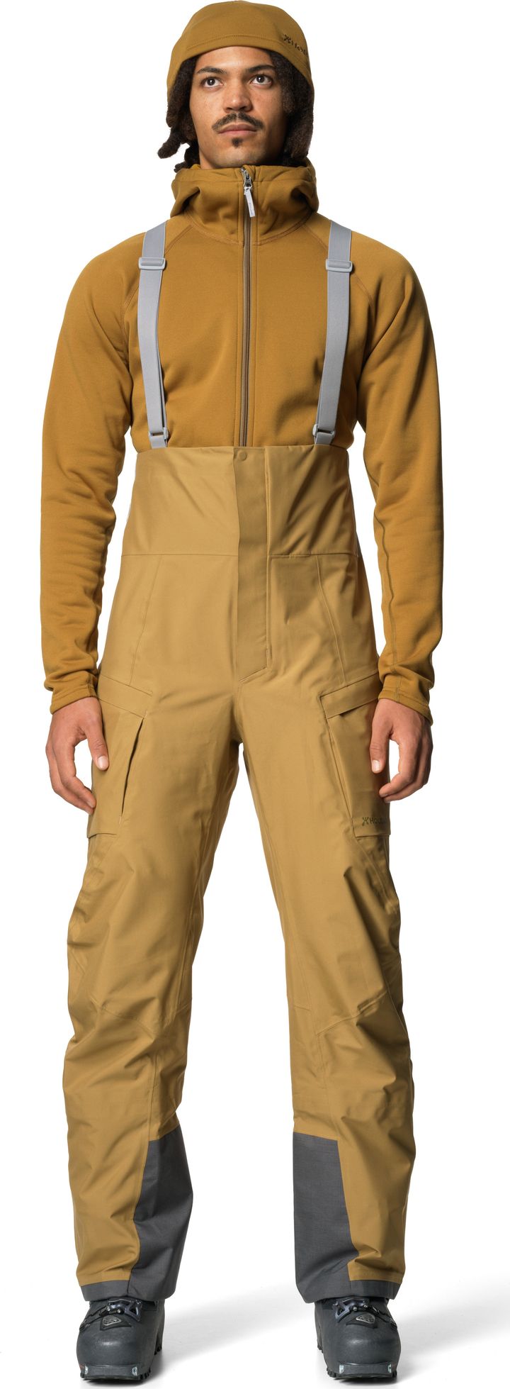 Houdini Men's Rollercoaster Bib Pants Greenish Gold Houdini Houdini Men's Rollercoaster Bib Pants Greenish Gold Houdini