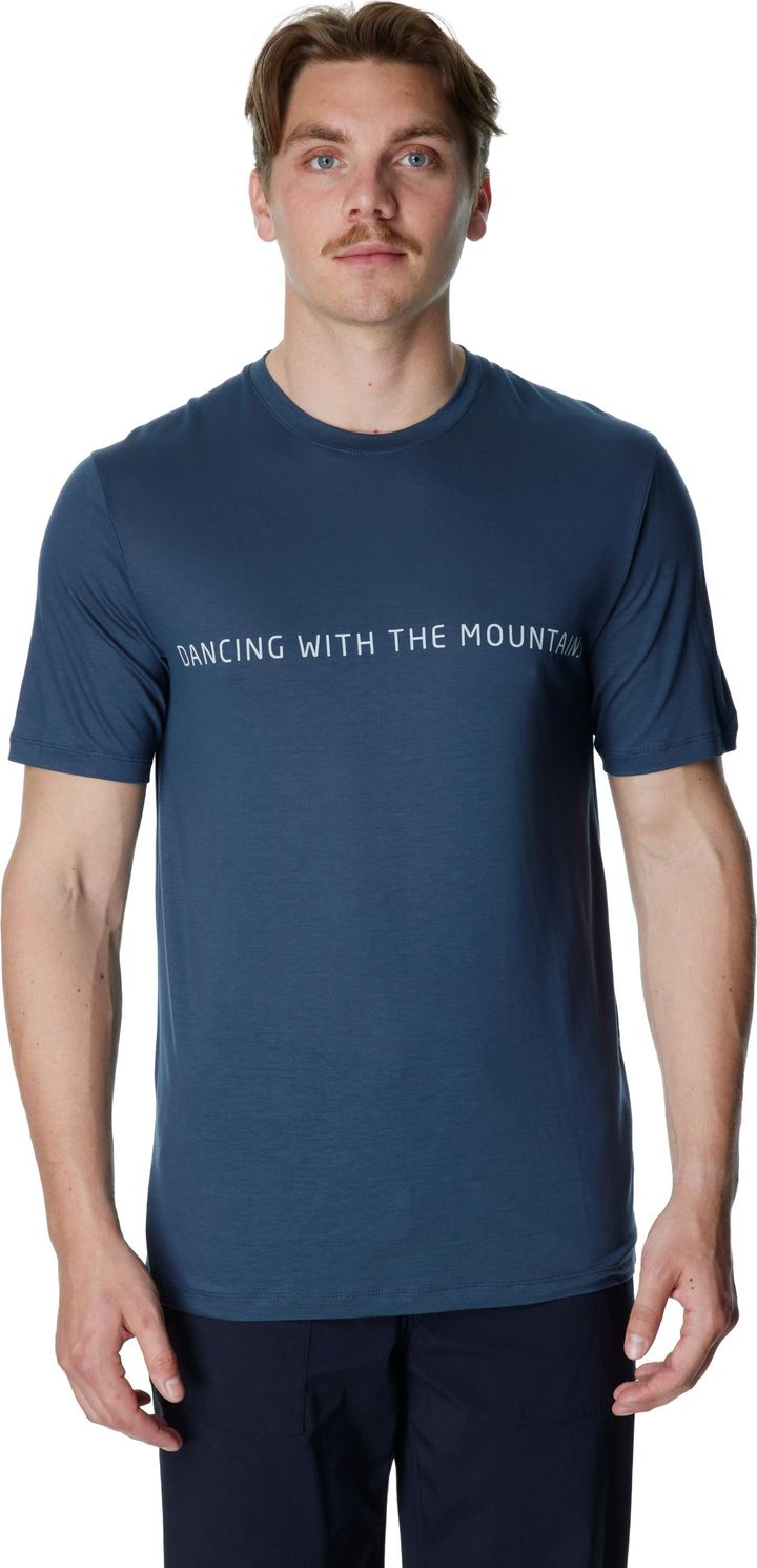 Houdini Men's Tree Message Tee Big Bang Blue/Dwm Houdini