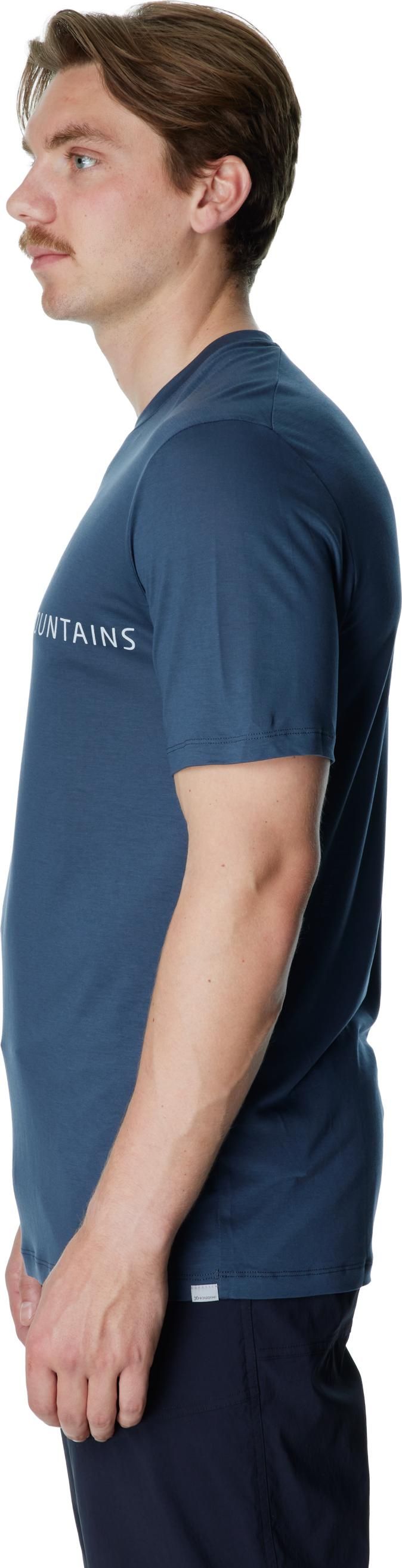 Houdini Men's Tree Message Tee Big Bang Blue/Dwm Houdini