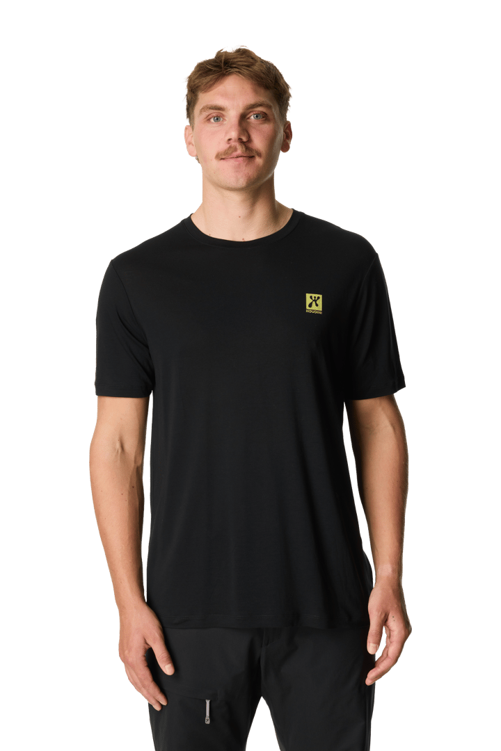 Houdini Men's Tree Message Tee True Black / Retro Rebel Houdini