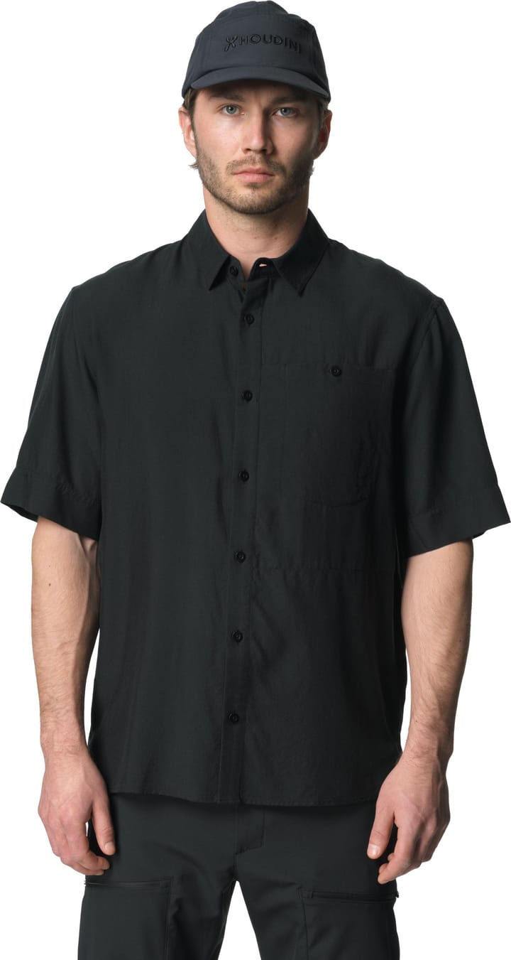 Houdini Men's Tree Shortsleeve Shirt True Black Light Houdini