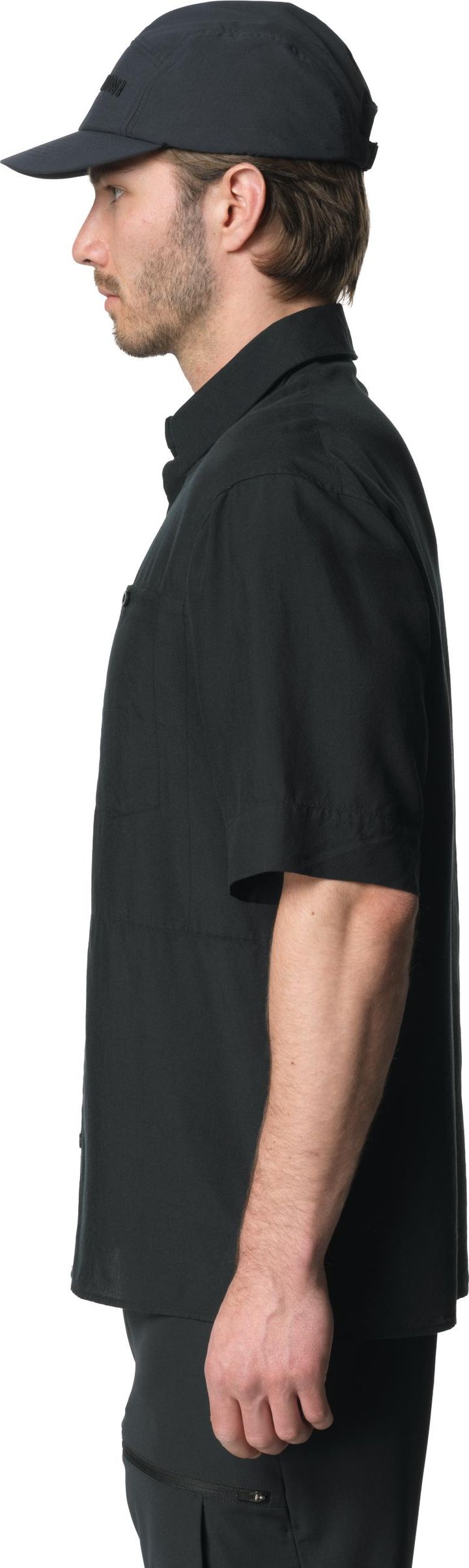 Houdini Men's Tree Shortsleeve Shirt True Black Light Houdini