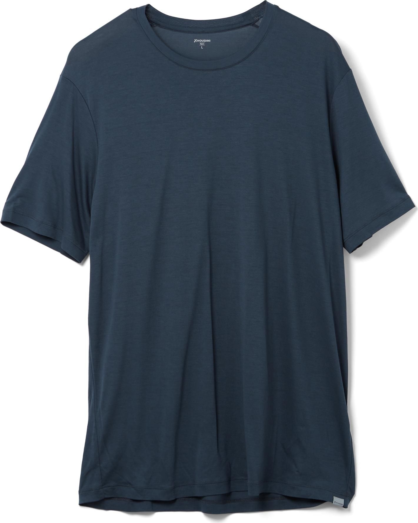 Houdini Men's Tree Message Tee Big Bang Blue/Dwm