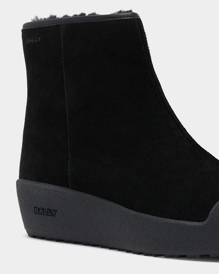 Bally Guard Iii M Calf Suede Black Bally