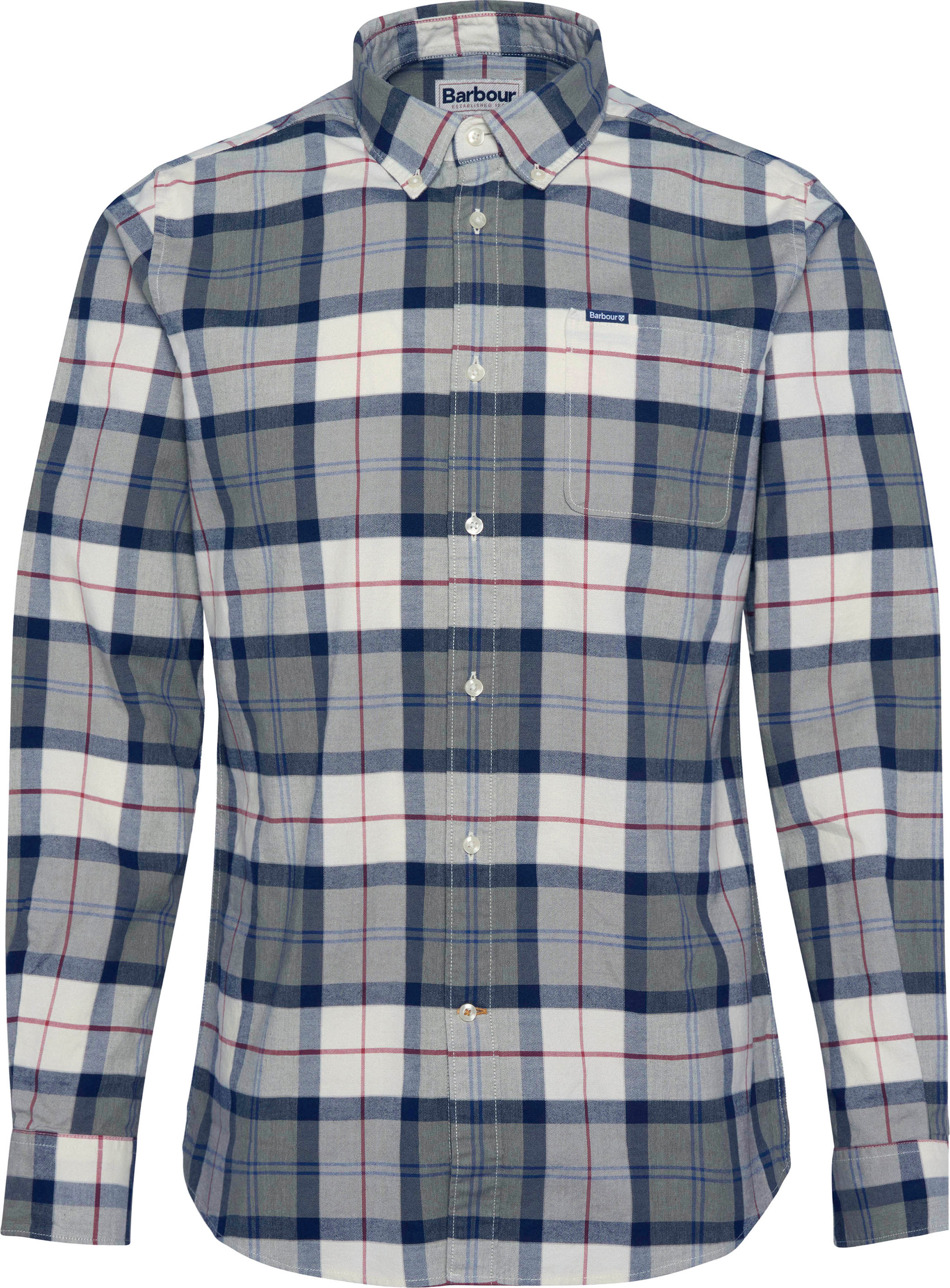 Barbour Men's Lewis Tailored Fit Shirt Multi Pitkähihaiset kauluspaidat L