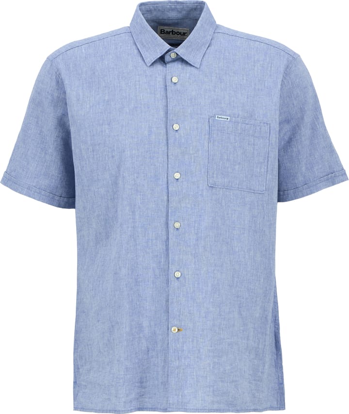 Barbour Men's Nelson Shortsleeve Summer Shirt Blue Barbour