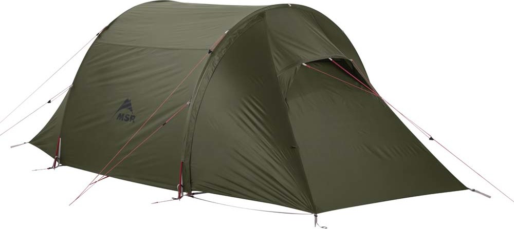 Tindheim 3-Person Backpacking Tunnel Tent Green