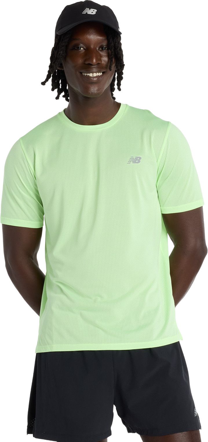 New Balance Men's Athletics T-Shirt Afterglow Heather New Balance