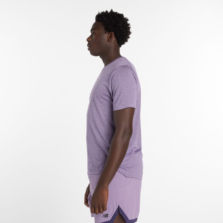 New Balance Men's Athletics T-Shirt Candied Violet Heather New Balance