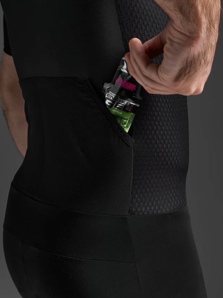 2XU Aero Hex Sleeved Trisuit Black/white 2XU