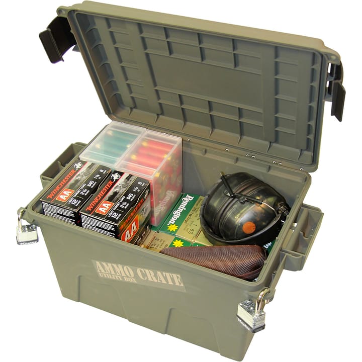 MTM Mtm Ammo Kasse Grønn Acr7 Acr7-18, Utv. 44x27x23cm Inv. 31x21x21cm MTM MTM Mtm Ammo Kasse Grønn Acr7 Acr7-18, Utv. 44x27x23cm Inv. 31x21x21cm MTM