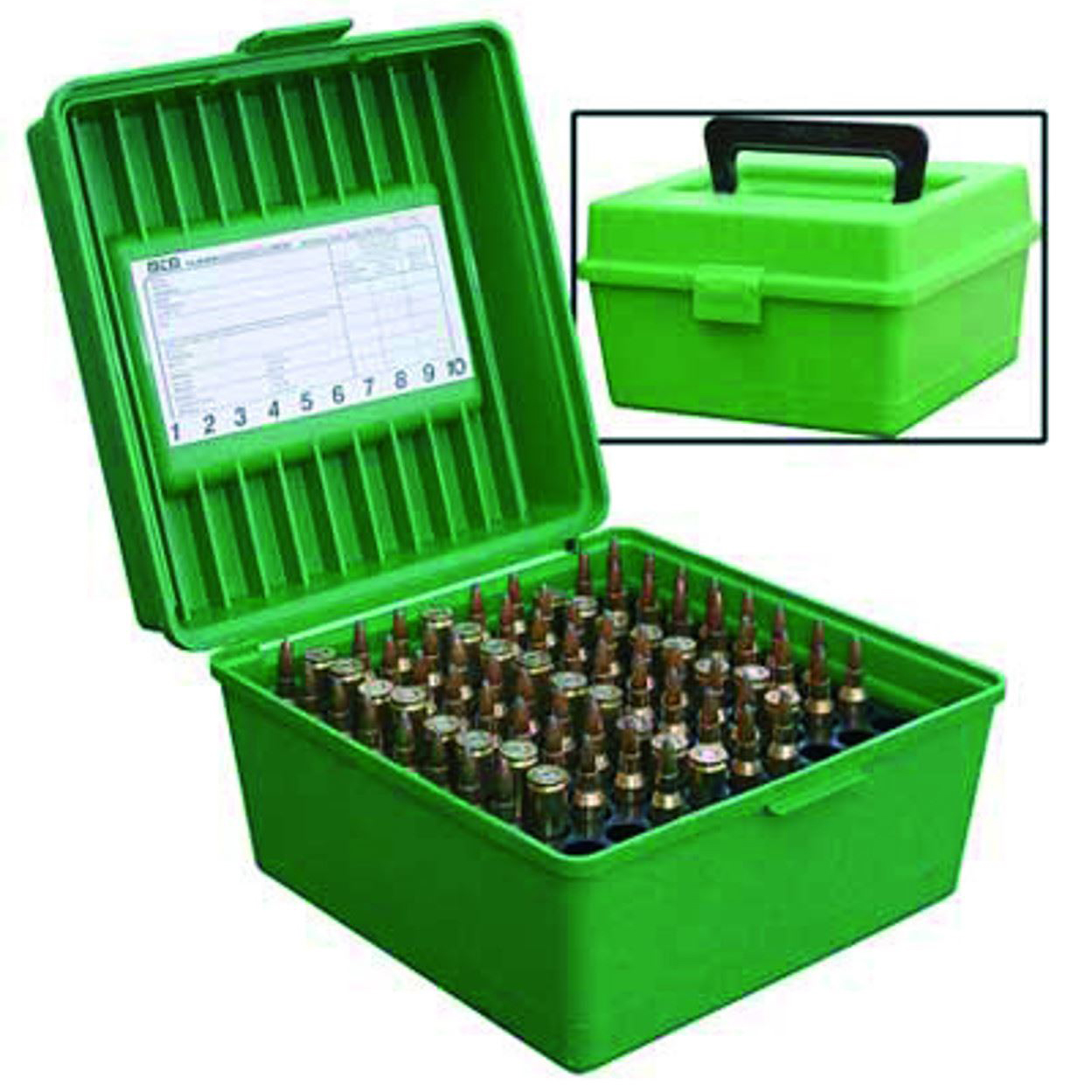 MTM Cartridge Box R-100 Green