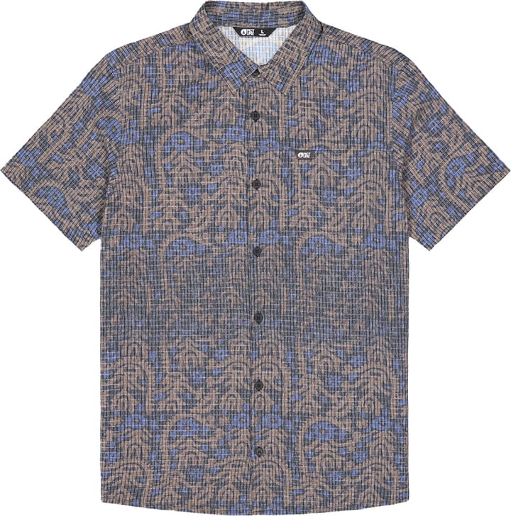 Picture Organic Clothing Men's Klivox Printed Shirts Ancolie Print Picture Organic Clothing
