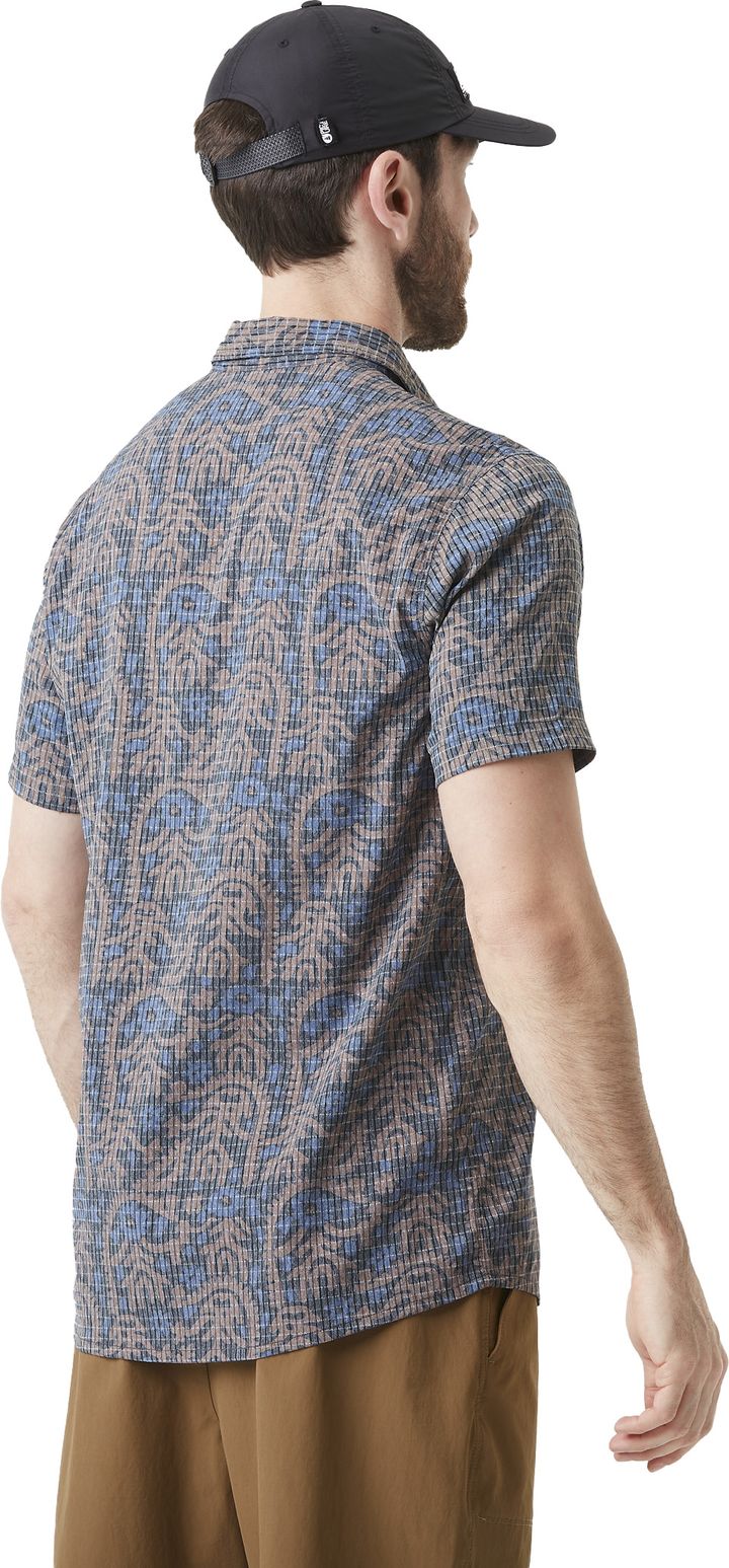Picture Organic Clothing Men's Klivox Printed Shirts Ancolie Print Picture Organic Clothing