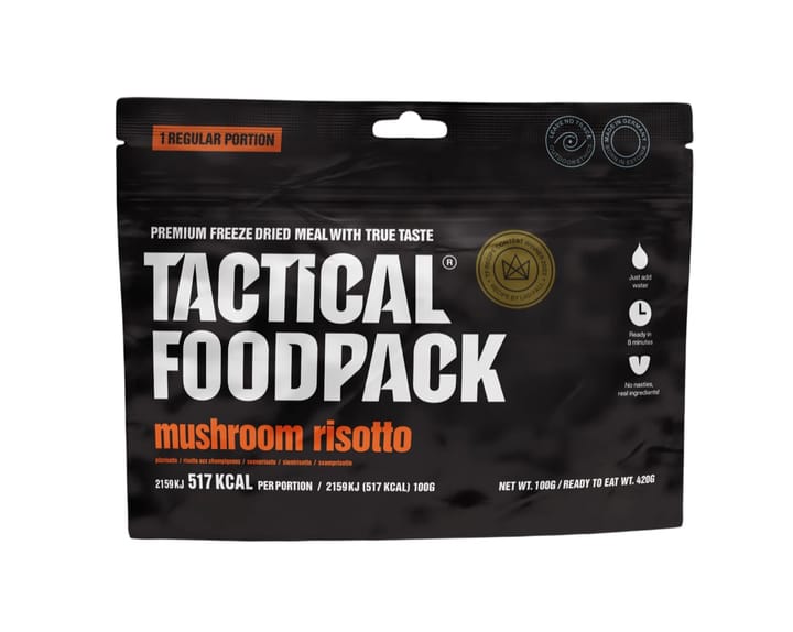 Tactical Foodpack Mushroom Risotto Black/orange Tactical Foodpack