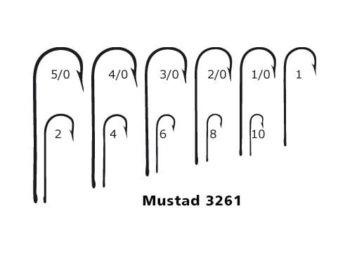 Mustad Aberdeen krok 3261 str 4 10stk bronse Bronse Mustad Mustad Aberdeen krok 3261 str 4 10stk bronse Bronse Mustad