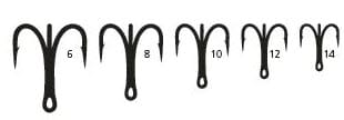 Mustad Treble Tub 4x str 2x sho Mustad Mustad Treble Tub 4x str 2x sho Mustad