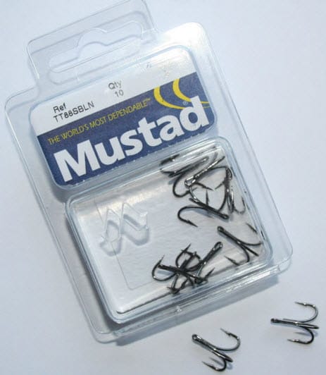Mustad Treble Tub 4x str 2x sho Mustad Mustad Treble Tub 4x str 2x sho Mustad