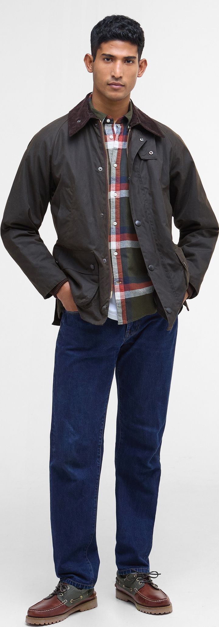 Barbour Men's Classic Bedale Wax Jacket Olive Barbour