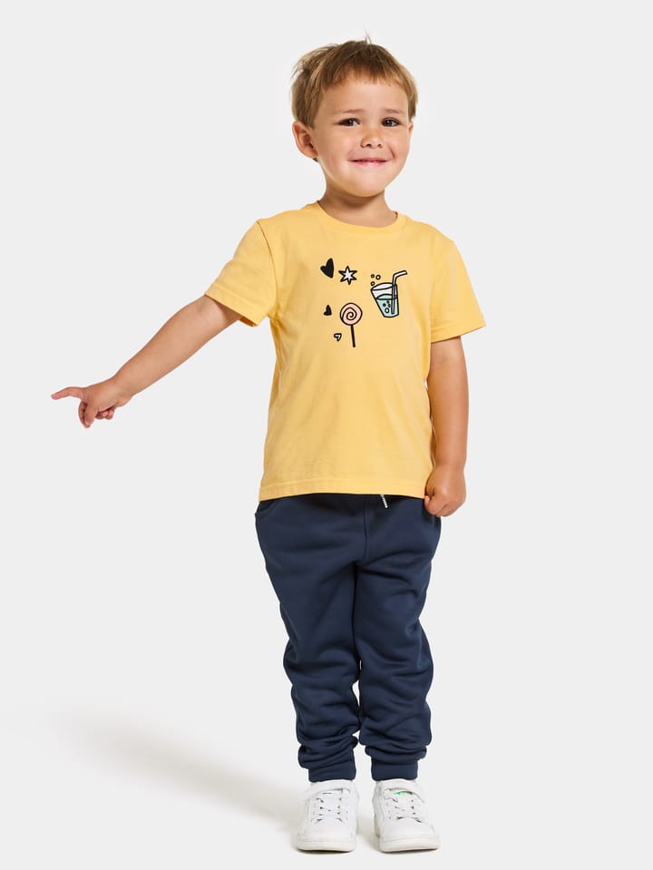Didriksons Kids' Mynta T-Shirt 2 Creamy Yellow Didriksons