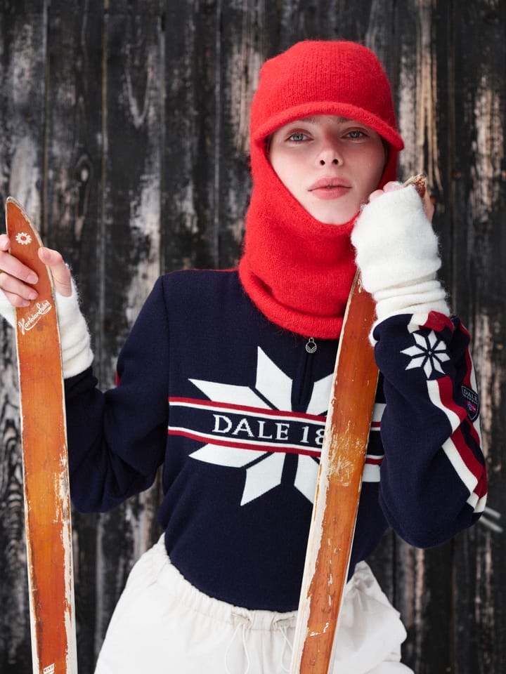 Dale of Norway Women's Nåle Sweater Offwhite Navy Red Rose Dale of Norway