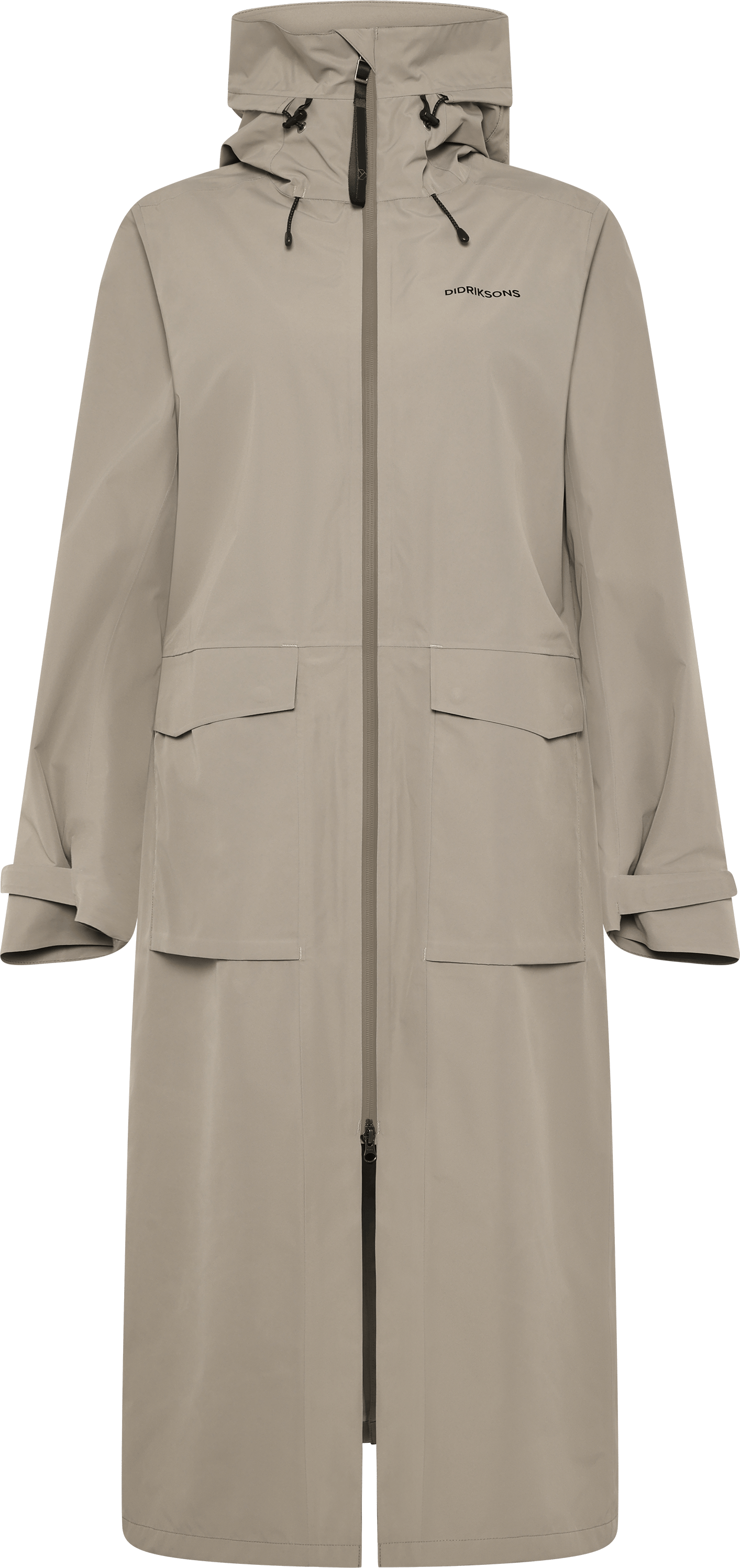 Didriksons Women's Nadja Parka Long 4 Ash Brown