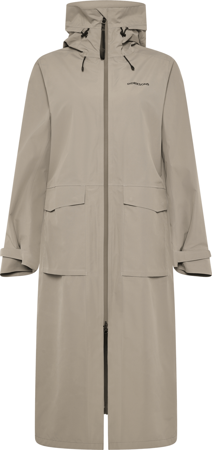 Didriksons Women's Nadja Parka Long 4 Ash Brown Didriksons
