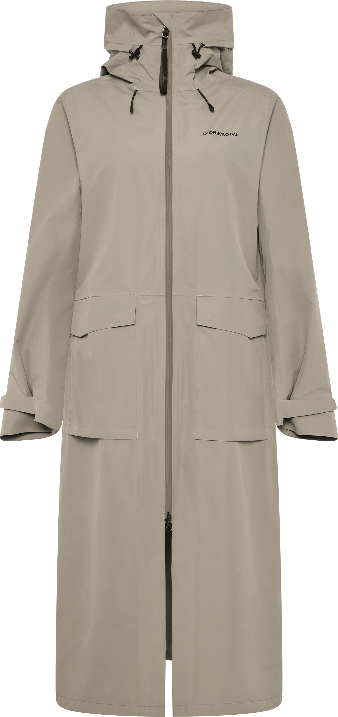 Didriksons Women's Nadja Parka Long 4 Ash Brown