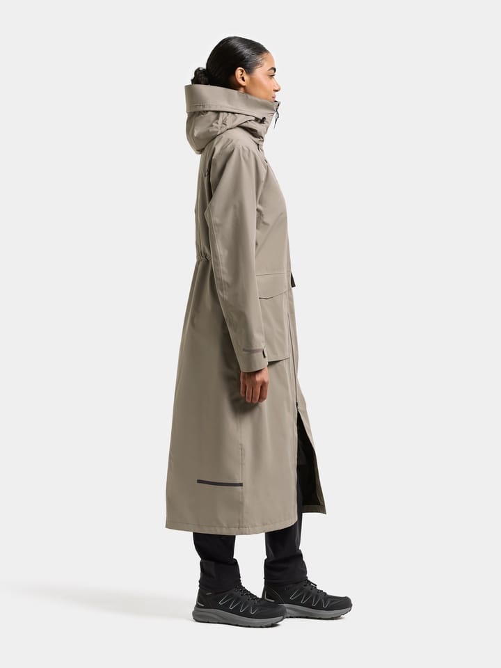 Didriksons Women's Nadja Parka Long 4 Ash Brown Didriksons
