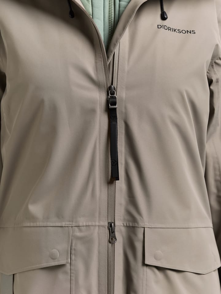 Didriksons Women's Nadja Parka Long 4 Ash Brown Didriksons