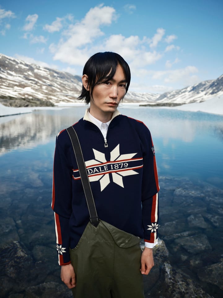 Dale of Norway Men's Nåle Sweater Marine Offwhite Dale of Norway