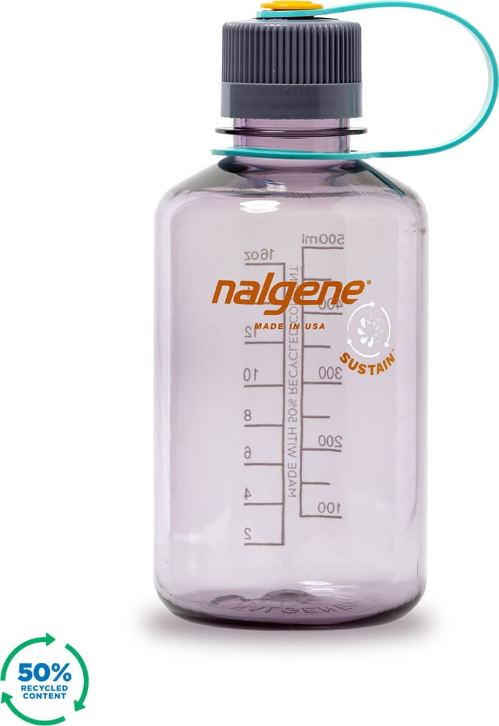 Nalgene 454ml Narrow Mouth Sustain Water Bottle Aubergine Nalgene