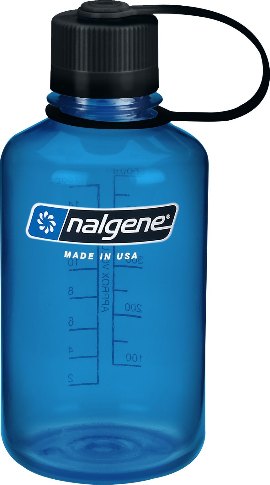 Nalgene 454ml Narrow Mouth Sustain Water Bottle Blue