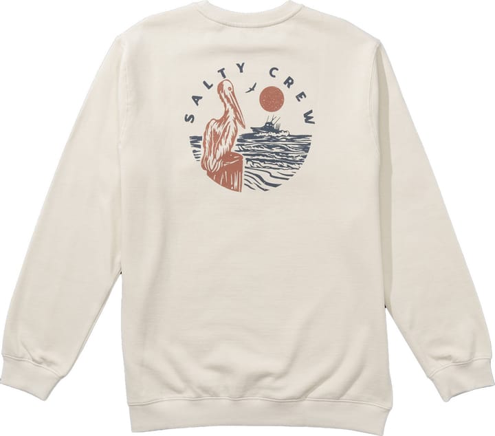 Salty Crew Men's Stake Out Crew Fleece Moonbeam Salty Crew