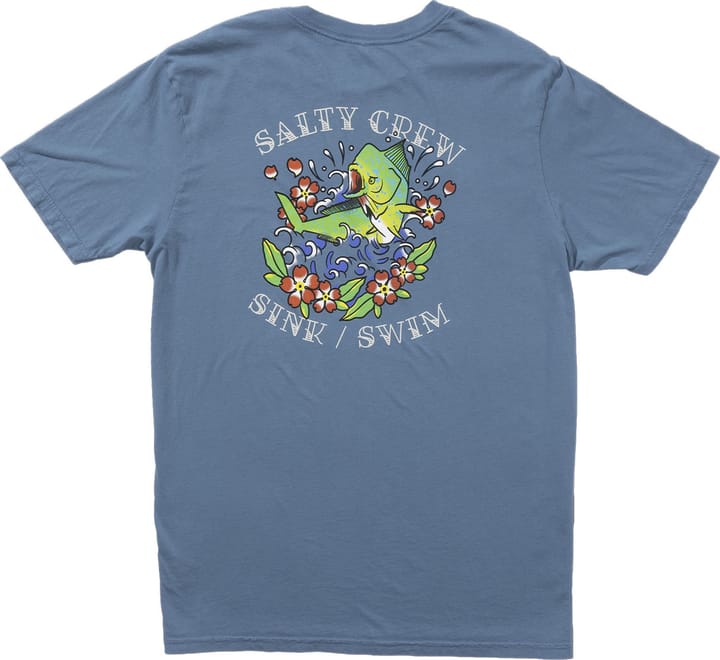 Salty Crew Men's Hopper Vintage Short Sleeve Tee Slate Salty Crew