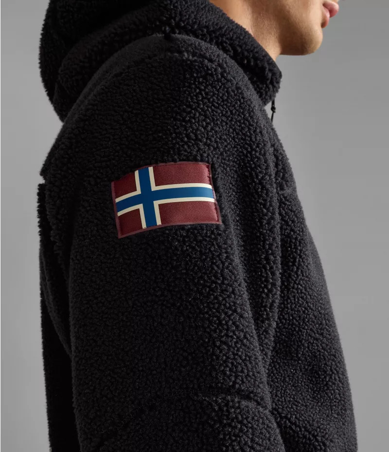 Napapijri store sherpa hoodie