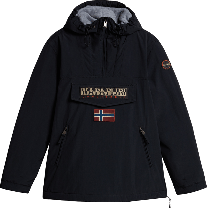 Men's Rainforest Pocket Winter Anorak Jacket Black Napapijri