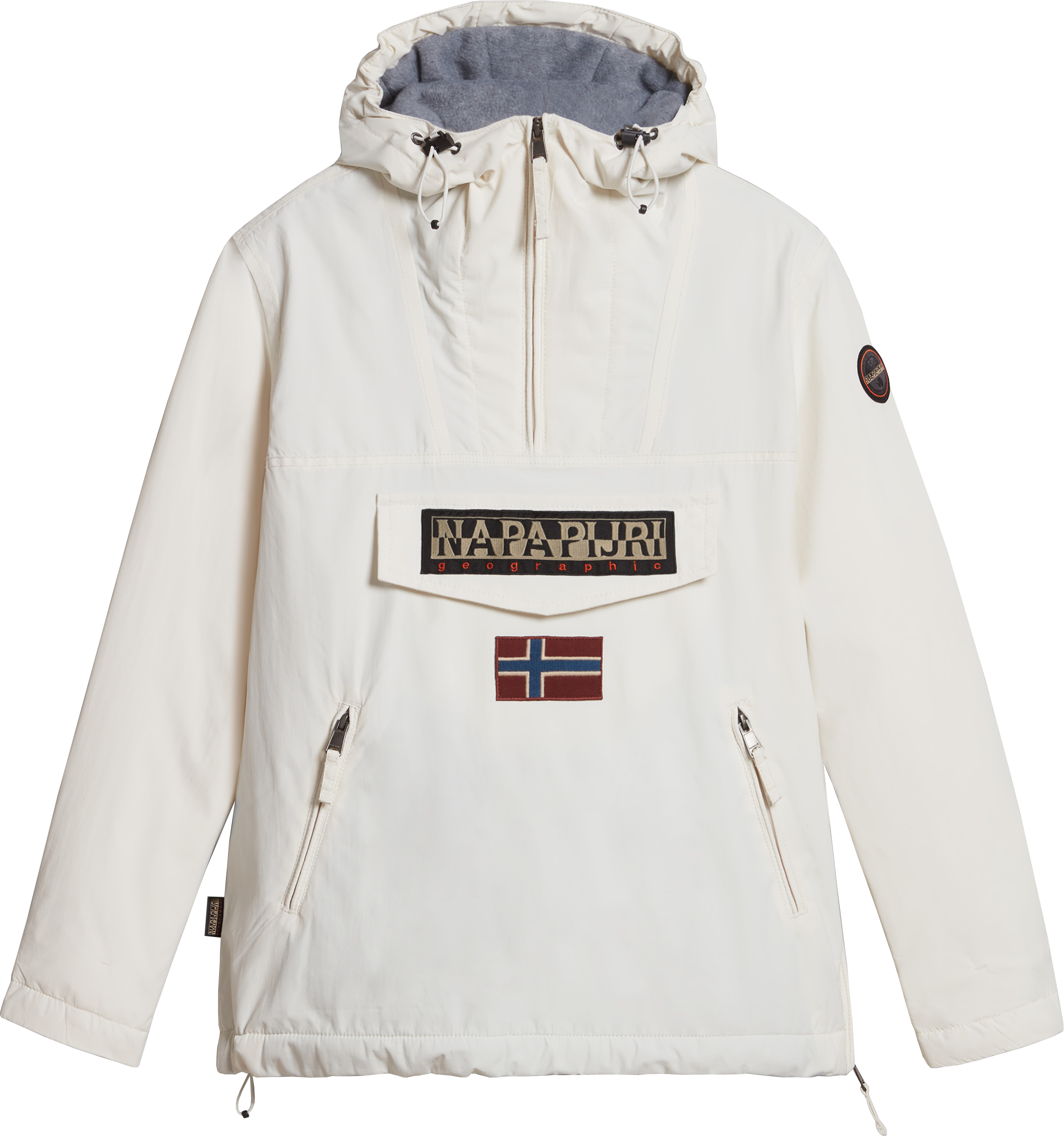 Men’s Rainforest Pocket Winter Anorak Jacket White Whisper