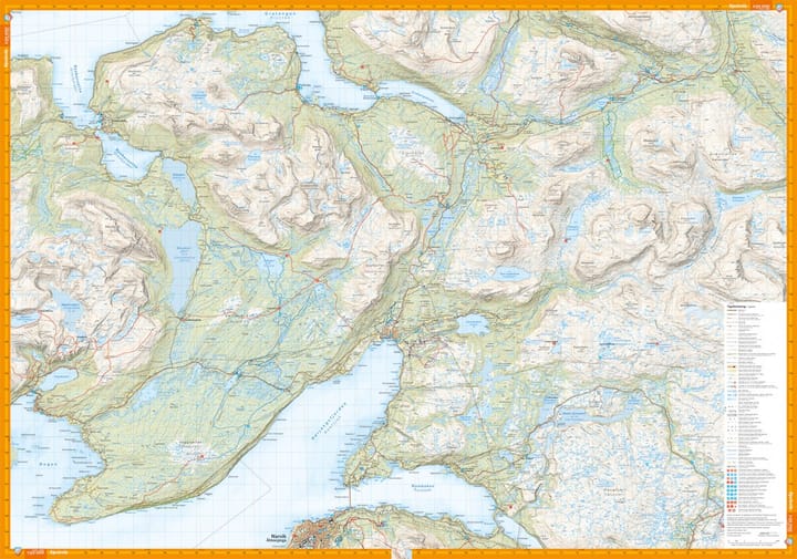 Calazo förlag Narvik 1:50 000 Hiking map Calazo förlag