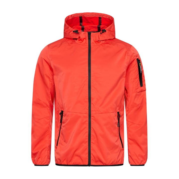 National Geographic Men's Jacket Super Light Poppy Red National Geographic