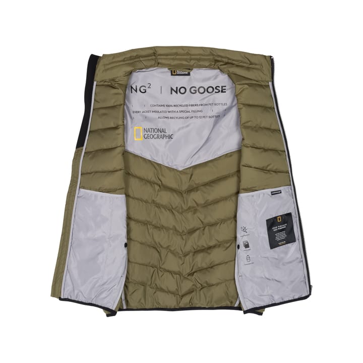 National Geographic Puffer Jacket        Olive National Geographic