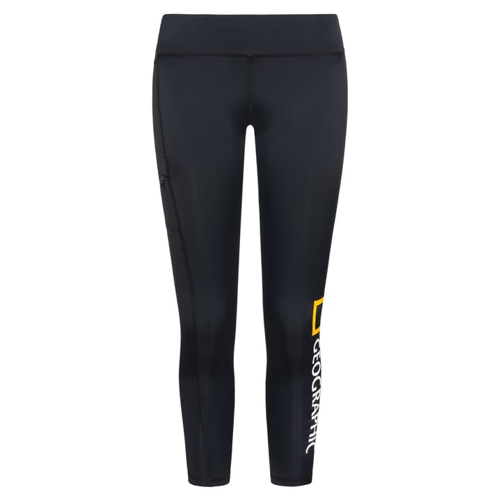 National Geographic Women's Tights Big Logo Black National Geographic