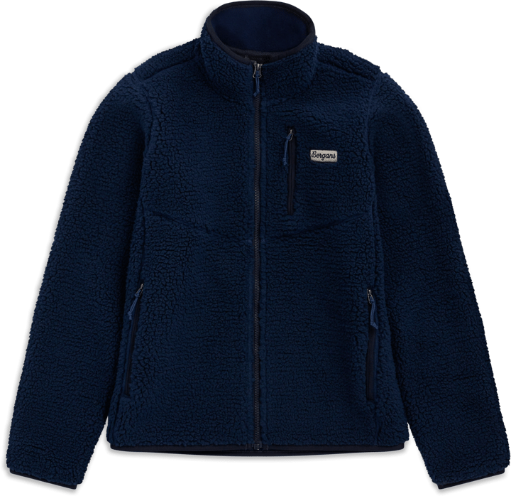 Bergans Junior´s Lunnan Pile Fleece Jacket Navy Blue Bergans