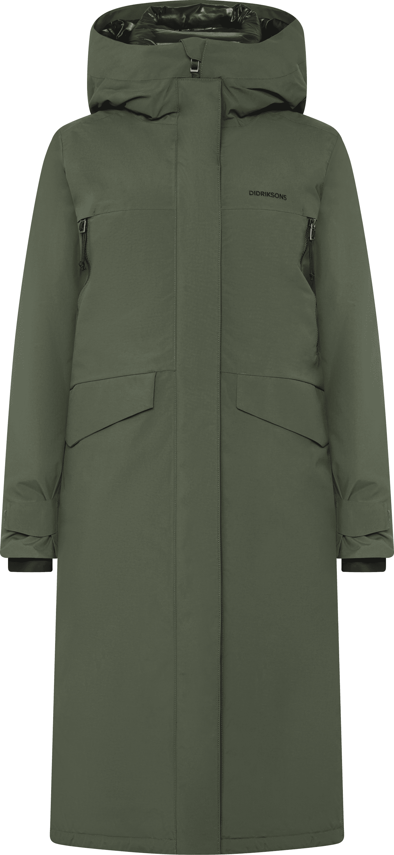 Didriksons Women's Neja Parka Long Deep Green