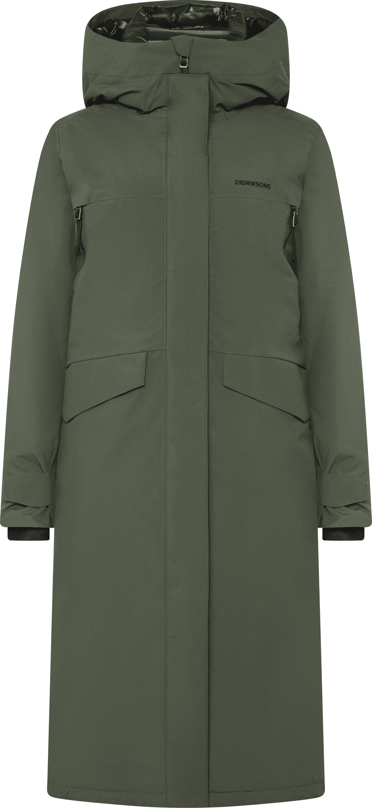 Didriksons Women's Neja Parka Long Deep Green