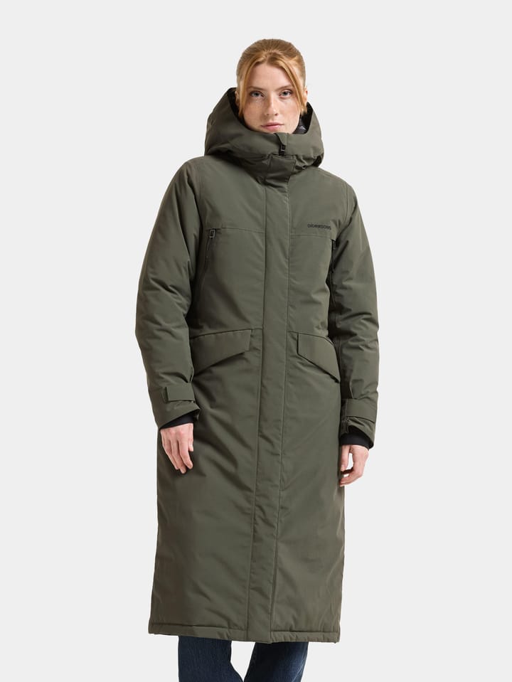 Didriksons Women's Neja Parka Long Deep Green Didriksons