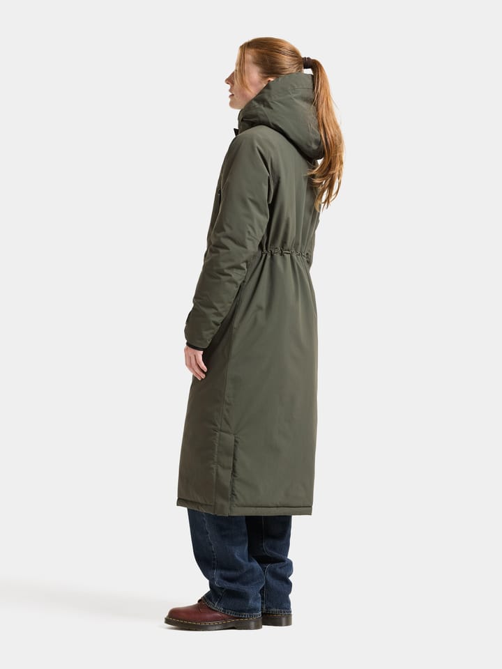 Didriksons Women's Neja Parka Long Deep Green Didriksons
