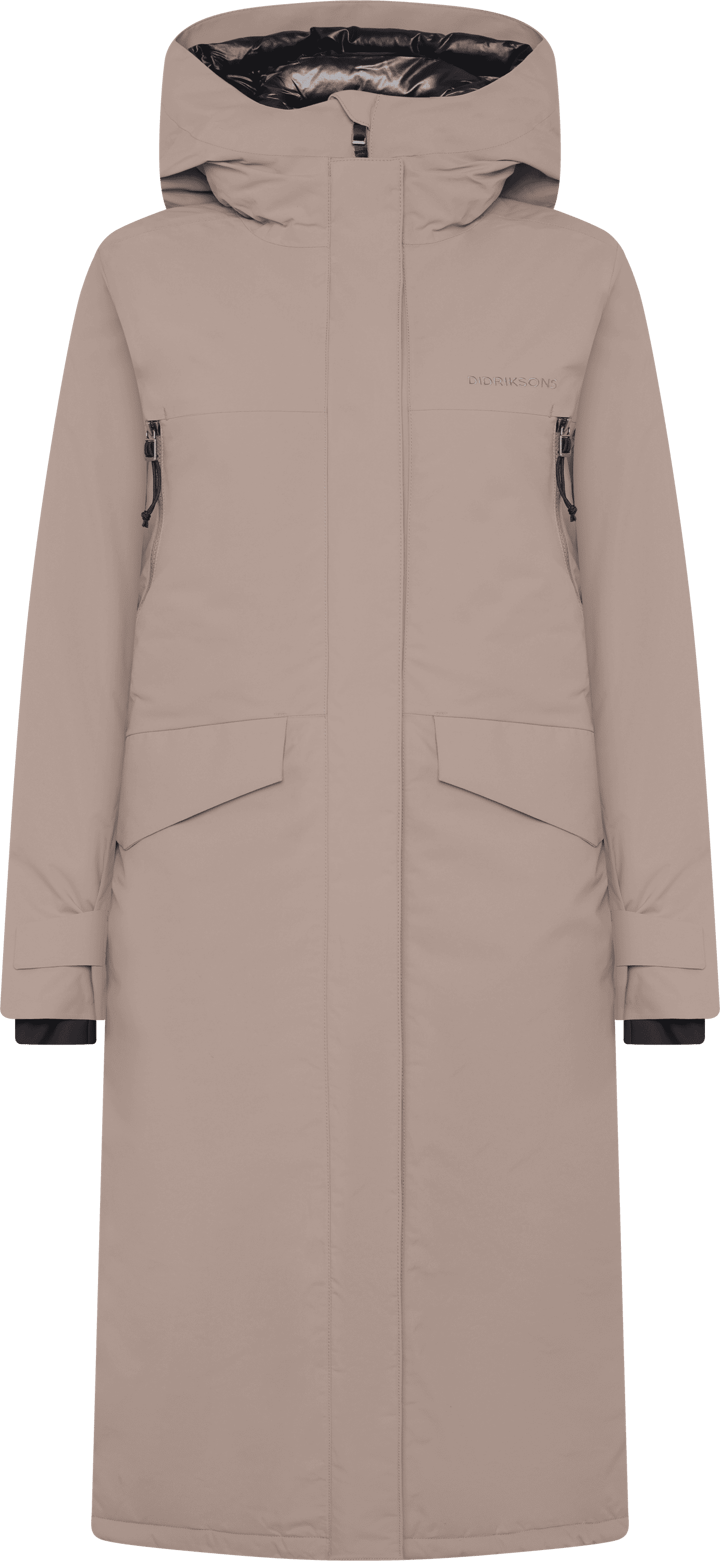 Didriksons Women's Neja Parka Long Ash Brown Didriksons