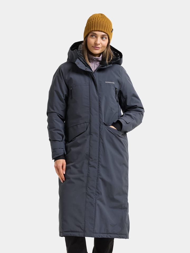 Didriksons Women's Neja Parka Long Sleepy Blue Didriksons